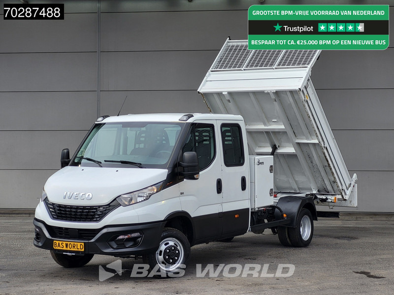 Iveco Daily 35C16 3.0L Kipper met Kist Dubbel Cabine 3,5t Trekhaak Airco Cruise Euro6 Kieper Tipper Benne 2m3 Airco Trekhaak Cruise control - Véhicule utilitaire benne: photos 1 Iveco Daily 35C16 3.0L Kipper met Kist Dubbel Cabine 3,5t Trekhaak Airco Cruise Euro6 Kieper Tipper Benne 2m3 Airco Trekhaak Cruise control - Véhicule utilitaire benne: photos 1