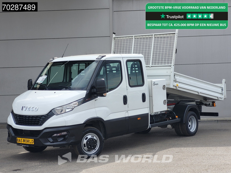 Iveco Daily 35C16 3.0L Kipper met Kist Dubbel Cabine Dubbellucht 3,5t Trekhaak Airco Cruise Euro6 Tipper Benne Kieper 2m3 Airco Trekhaak Cru - Véhicule utilitaire benne: photos 1 Iveco Daily 35C16 3.0L Kipper met Kist Dubbel Cabine Dubbellucht 3,5t Trekhaak Airco Cruise Euro6 Tipper Benne Kieper 2m3 Airco Trekhaak Cru - Véhicule utilitaire benne: photos 1