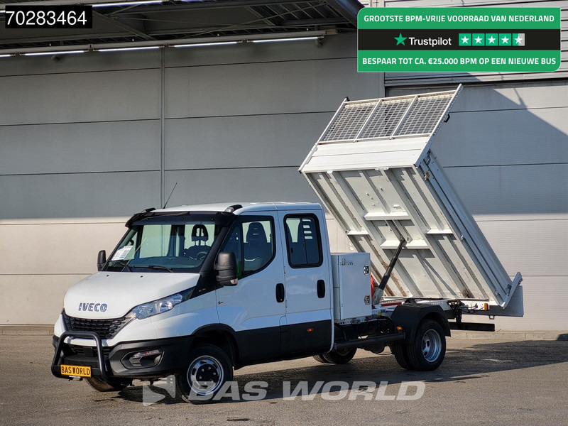 Iveco Daily 35C16 3.0L Special Edition Kipper met Kist Dubbel Cabine Dubbellucht 3,5t Trekhaak Airco Cruise Euro6 Tipper Benne Kieper 2m3 Ai - Véhicule utilitaire benne: photos 1 Iveco Daily 35C16 3.0L Special Edition Kipper met Kist Dubbel Cabine Dubbellucht 3,5t Trekhaak Airco Cruise Euro6 Tipper Benne Kieper 2m3 Ai - Véhicule utilitaire benne: photos 1