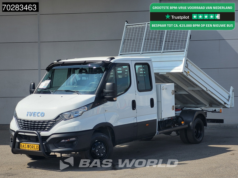 Iveco Daily 35C16 3.0L Special Edition Kipper met Kist Dubbel Cabine Dubbellucht 3,5t Trekhaak Airco Cruise Euro6 Tipper Benne Kieper Airco - Véhicule utilitaire benne: photos 1 Iveco Daily 35C16 3.0L Special Edition Kipper met Kist Dubbel Cabine Dubbellucht 3,5t Trekhaak Airco Cruise Euro6 Tipper Benne Kieper Airco - Véhicule utilitaire benne: photos 1