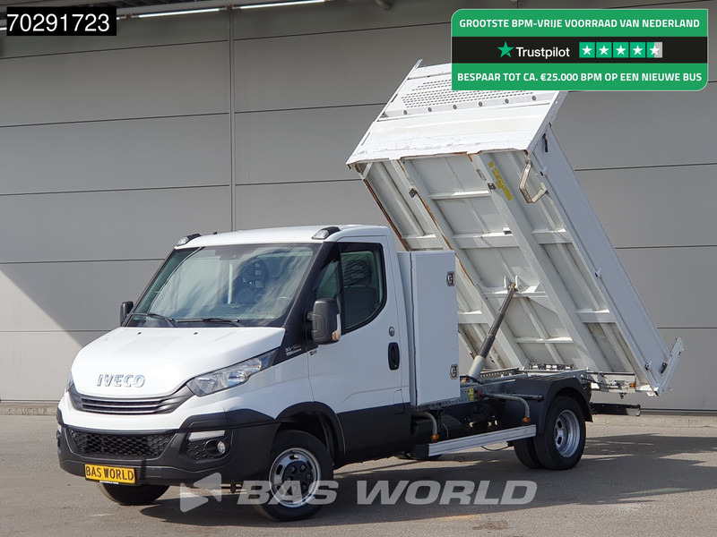 Iveco Daily 35C18 3.0L Automaat Open Laadbak met Kist Dubbellucht 3,5t Trekhaak Airco Euro6 Pritsche Pickup Open Box 2m3 Airco Trekhaak Crui - Fourgon plateau: photos 1 Iveco Daily 35C18 3.0L Automaat Open Laadbak met Kist Dubbellucht 3,5t Trekhaak Airco Euro6 Pritsche Pickup Open Box 2m3 Airco Trekhaak Crui - Fourgon plateau: photos 1