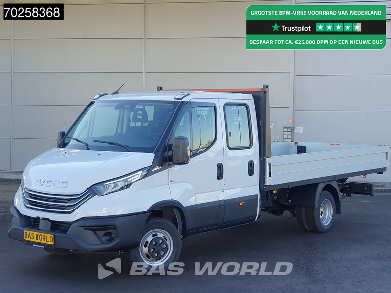 Iveco Daily 35C21 3.0 210PK 2025model Dubbel Cabine Open laadbak CarPlay ACC LED 3,5T Trekvermogen Pritsche Pickup 3m3 Airco - Fourgon plateau: photos 1 Iveco Daily 35C21 3.0 210PK 2025model Dubbel Cabine Open laadbak CarPlay ACC LED 3,5T Trekvermogen Pritsche Pickup 3m3 Airco - Fourgon plateau: photos 1