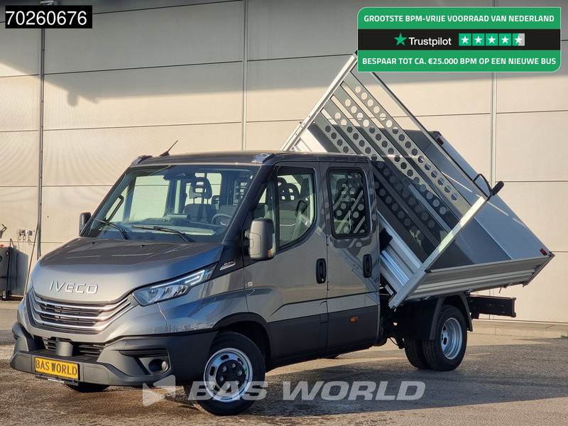 Iveco Daily 35C21 3 zijdige Kipper Dubbel Cabine 210PK 3.0L Dubbellucht Airco Cruise LED Camera Tipper Benne Kieper 2m3 Airco - Véhicule utilitaire benne: photos 1 Iveco Daily 35C21 3 zijdige Kipper Dubbel Cabine 210PK 3.0L Dubbellucht Airco Cruise LED Camera Tipper Benne Kieper 2m3 Airco - Véhicule utilitaire benne: photos 1