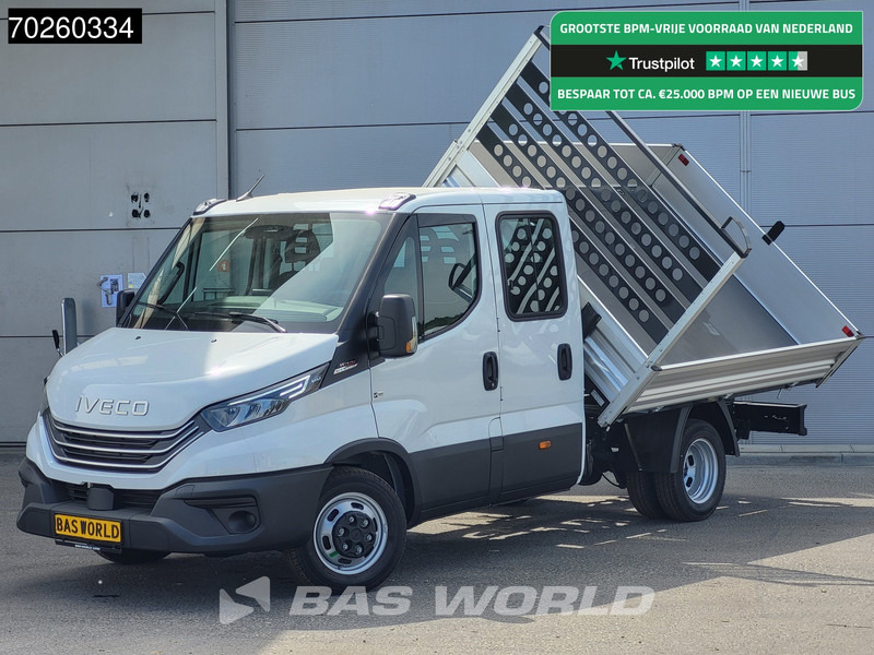 Iveco Daily 35C21 3 zijdige Kipper Dubbel Cabine 210PK 3.0L Dubbellucht Airco Cruise LED Camera Tipper Benne Kieper 2m3 Airco - Véhicule utilitaire benne: photos 1 Iveco Daily 35C21 3 zijdige Kipper Dubbel Cabine 210PK 3.0L Dubbellucht Airco Cruise LED Camera Tipper Benne Kieper 2m3 Airco - Véhicule utilitaire benne: photos 1