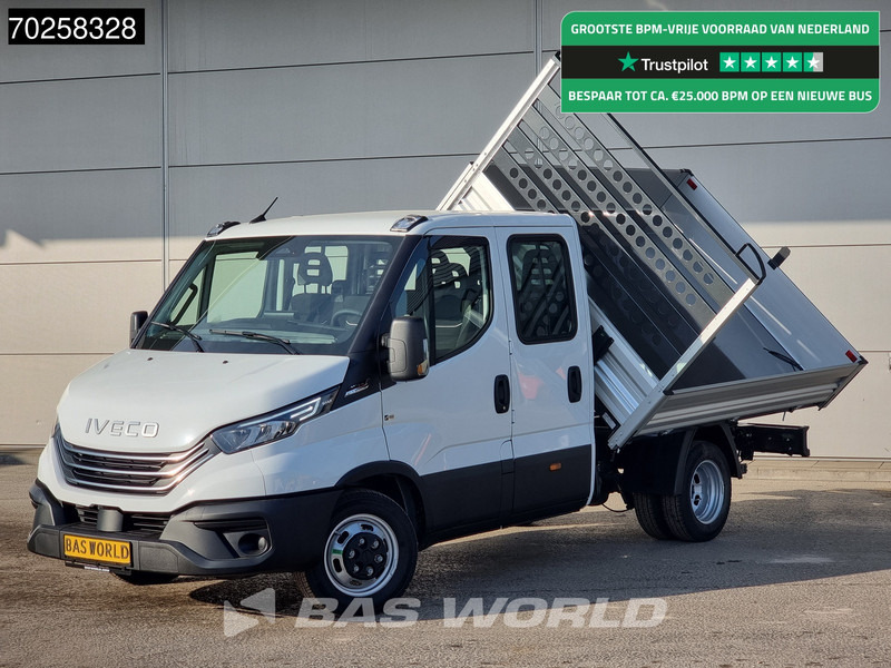 Iveco Daily 35C21 3 zijdige Kipper Dubbel Cabine 210PK 3.0L Dubbellucht Airco Cruise LED Camera Tipper Benne Kieper 2m3 Airco Trekhaak - Véhicule utilitaire benne: photos 1 Iveco Daily 35C21 3 zijdige Kipper Dubbel Cabine 210PK 3.0L Dubbellucht Airco Cruise LED Camera Tipper Benne Kieper 2m3 Airco Trekhaak - Véhicule utilitaire benne: photos 1