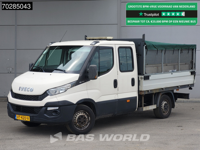 Iveco Daily 35S11 Open Laadbak met Kist Dubbel Cabine 3,5t Trekhaak Airco Pickup Pritsche Open Box Airco Trekhaak - Fourgon plateau: photos 1 Iveco Daily 35S11 Open Laadbak met Kist Dubbel Cabine 3,5t Trekhaak Airco Pickup Pritsche Open Box Airco Trekhaak - Fourgon plateau: photos 1