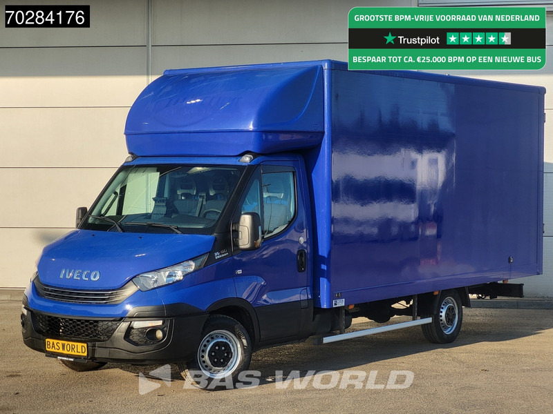 Iveco Daily 35S14 Automaat Bakwagen Achterdeuren Airco Cruise Euro6 Meubelbak Koffer 24m3 Airco Cruise control - Fourgon: photos 1 Iveco Daily 35S14 Automaat Bakwagen Achterdeuren Airco Cruise Euro6 Meubelbak Koffer 24m3 Airco Cruise control - Fourgon: photos 1