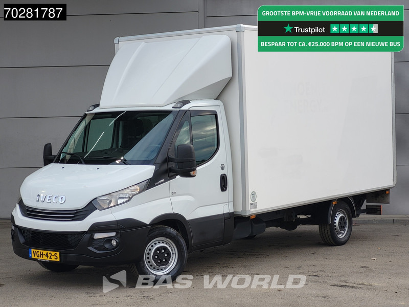 Iveco Daily 35S18 3.0L Laadklep Bakwagen Airco Lat om Lat Euro6 Meubelbak Koffer 20m3 Airco - Fourgon: photos 1 Iveco Daily 35S18 3.0L Laadklep Bakwagen Airco Lat om Lat Euro6 Meubelbak Koffer 20m3 Airco - Fourgon: photos 1