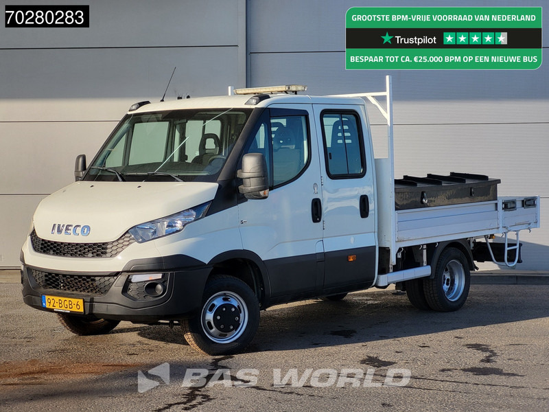 Iveco Daily 50C17 3,0L Automaat 170PK HIAB 017T-2 DC Open laadbak Dubbellucht Airco Euro6 Pickup Crane Kraanwagen Kranwagen Pritsche Airco D - Fourgon plateau: photos 1 Iveco Daily 50C17 3,0L Automaat 170PK HIAB 017T-2 DC Open laadbak Dubbellucht Airco Euro6 Pickup Crane Kraanwagen Kranwagen Pritsche Airco D - Fourgon plateau: photos 1