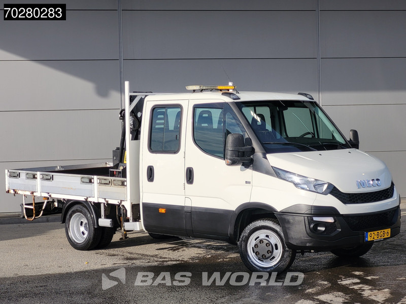 Iveco Daily 50C17 3,0L Automaat HIAB 017T-2 DC Open laadbak Dubbellucht Airco Euro6 Pickup Crane Kraanwagen Pritsche Airco Dubbel cabine - Fourgon plateau: photos 3 Iveco Daily 50C17 3,0L Automaat HIAB 017T-2 DC Open laadbak Dubbellucht Airco Euro6 Pickup Crane Kraanwagen Pritsche Airco Dubbel cabine - Fourgon plateau: photos 3