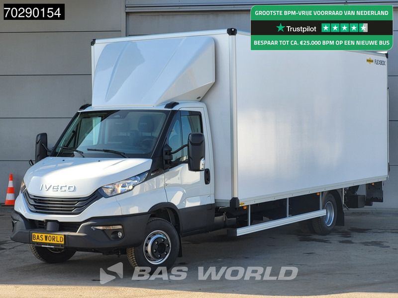 Iveco Daily 70C18 3.0L 180PK Laadklep 7tons Bakwagen Luchtvering Dubbellucht 2025model ACC Navi Camera Airco Meubelbak Koffer 35m3 Airco - Fourgon: photos 1 Iveco Daily 70C18 3.0L 180PK Laadklep 7tons Bakwagen Luchtvering Dubbellucht 2025model ACC Navi Camera Airco Meubelbak Koffer 35m3 Airco - Fourgon: photos 1