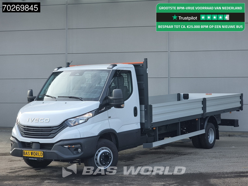 Iveco Daily 70C18 3.0L Automaat 525cm Open laadbak XXL Trekhaak ACC Navi Airco Pickup Pritsche 5m3 Airco Trekhaak - Fourgon plateau: photos 1 Iveco Daily 70C18 3.0L Automaat 525cm Open laadbak XXL Trekhaak ACC Navi Airco Pickup Pritsche 5m3 Airco Trekhaak - Fourgon plateau: photos 1