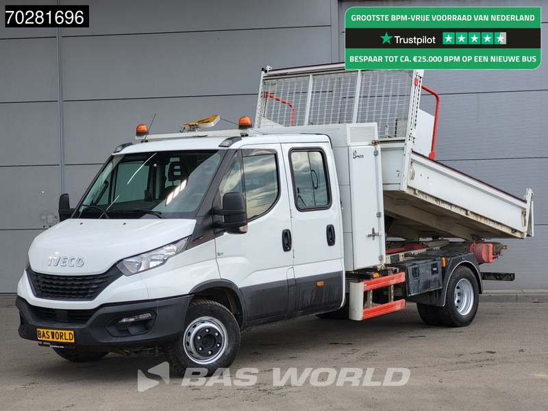 Iveco Daily 70C18 3.0L Kipper Dubbel Cabine Dubbellucht 3,5t Trekhaak Airco Cruise Euro6 Tipper Benne Kieper 2m3 Airco Trekhaak Cruise contr - Véhicule utilitaire benne: photos 1 Iveco Daily 70C18 3.0L Kipper Dubbel Cabine Dubbellucht 3,5t Trekhaak Airco Cruise Euro6 Tipper Benne Kieper 2m3 Airco Trekhaak Cruise contr - Véhicule utilitaire benne: photos 1
