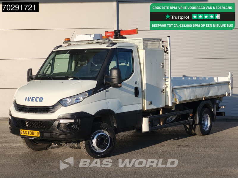 Iveco Daily 70C18 3.0L Open Laadbak 500KG Kraan Kraanwagen Open Laadbak 3,5t Trekhaak Airco Cruise Euro6 Kraan Crane Kranwagen Pritsche Pick - Fourgon plateau: photos 1 Iveco Daily 70C18 3.0L Open Laadbak 500KG Kraan Kraanwagen Open Laadbak 3,5t Trekhaak Airco Cruise Euro6 Kraan Crane Kranwagen Pritsche Pick - Fourgon plateau: photos 1