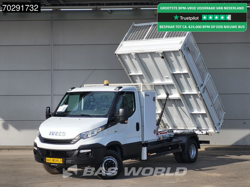 Iveco Daily 72C18 3.0L Open Laadbak met Kist Dubbellucht 3,5t Trekhaak Airco Cruise Euro6 Pritsche Pickup Open Box Airco Trekhaak Cruise con - Fourgon plateau: photos 1 Iveco Daily 72C18 3.0L Open Laadbak met Kist Dubbellucht 3,5t Trekhaak Airco Cruise Euro6 Pritsche Pickup Open Box Airco Trekhaak Cruise con - Fourgon plateau: photos 1