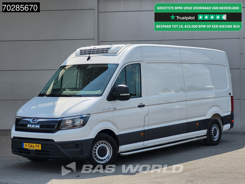 MAN TGE 3.140 Bi Temp Koelwagen Vriezer Themo King V-300 MAX Airco Euro6 Koel Koeler Vries Kühler Kühl Kühlwagen Frigo 12m3 Airco Cruise contr - Véhicule utilitaire frigorifique: photos 1 MAN TGE 3.140 Bi Temp Koelwagen Vriezer Themo King V-300 MAX Airco Euro6 Koel Koeler Vries Kühler Kühl Kühlwagen Frigo 12m3 Airco Cruise contr - Véhicule utilitaire frigorifique: photos 1