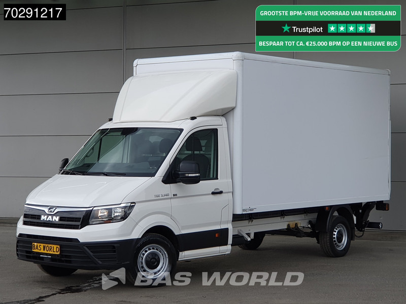 MAN TGE 3.140 Laadklep Bakwagen Airco Cruise Camera Euro6 Meubelbak Koffer 20m3 Airco Cruise control - Fourgon: photos 1 MAN TGE 3.140 Laadklep Bakwagen Airco Cruise Camera Euro6 Meubelbak Koffer 20m3 Airco Cruise control - Fourgon: photos 1