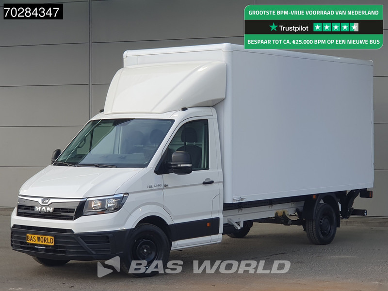 MAN TGE 3.140 Laadklep Bakwagen Airco Cruise Camera Euro6 Meubelbak Koffer 20m3 Airco Cruise control - Fourgon: photos 1 MAN TGE 3.140 Laadklep Bakwagen Airco Cruise Camera Euro6 Meubelbak Koffer 20m3 Airco Cruise control - Fourgon: photos 1