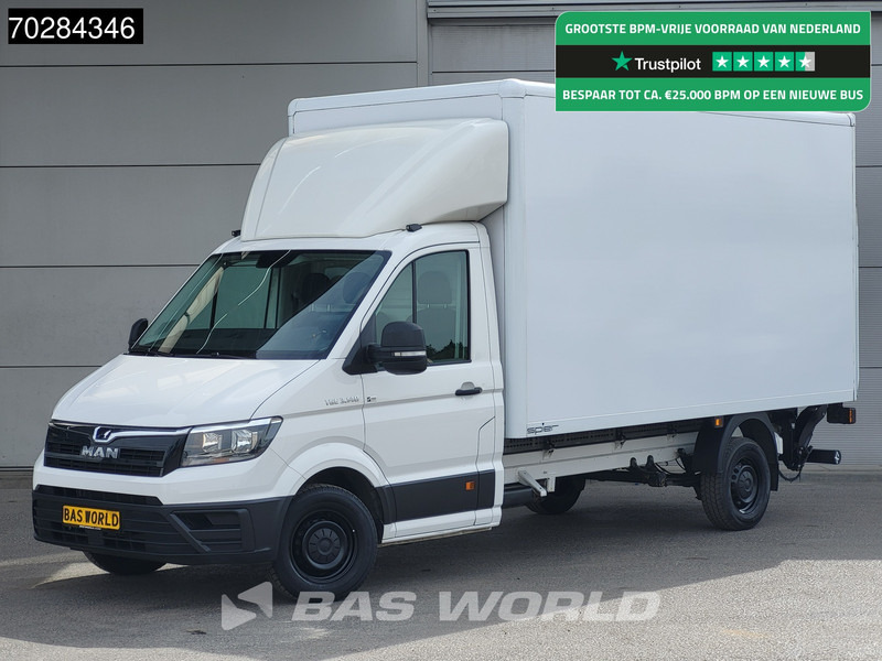 MAN TGE 3.140 Laadklep Bakwagen Airco Cruise Camera Euro6 Meubelbak Koffer 20m3 Airco Cruise control - Fourgon: photos 1 MAN TGE 3.140 Laadklep Bakwagen Airco Cruise Camera Euro6 Meubelbak Koffer 20m3 Airco Cruise control - Fourgon: photos 1