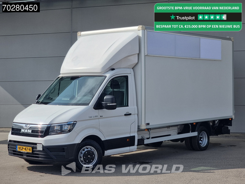 MAN TGE 3.180 Automaat Laadklep Zijdeur Bakwagen Lat om Lat Airco Cruise Euro6 Meubelbak Koffer Airco Cruise control - Fourgon: photos 1 MAN TGE 3.180 Automaat Laadklep Zijdeur Bakwagen Lat om Lat Airco Cruise Euro6 Meubelbak Koffer Airco Cruise control - Fourgon: photos 1