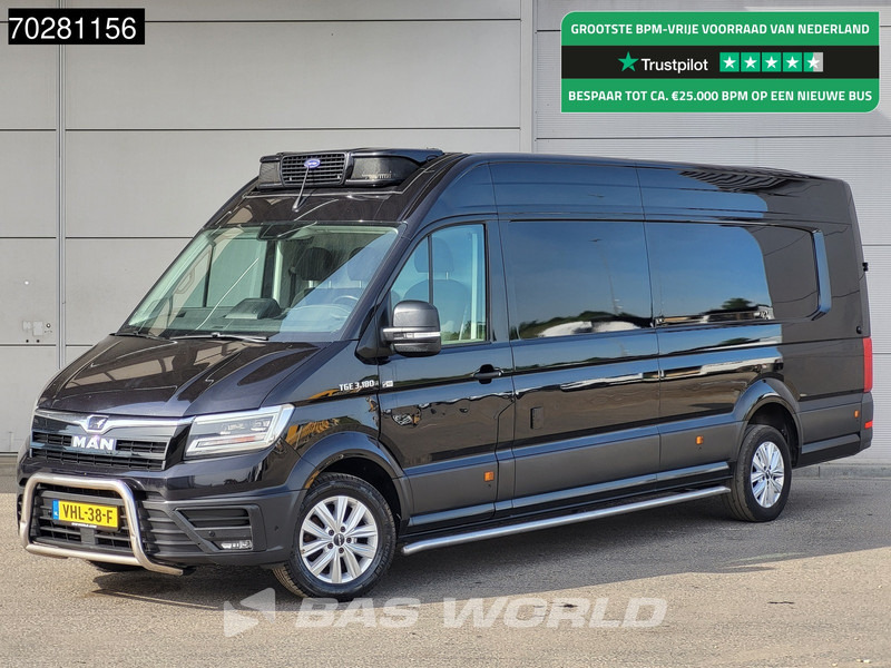 MAN TGE 3.180 Koelwagen Bi-Temp Vriezer Automaat Carrier Pulsor 400mt 230V stekker Trekhaak ACC LED Navi Airco Camera Parkeersensoren Koel Koe - Véhicule utilitaire frigorifique: photos 1 MAN TGE 3.180 Koelwagen Bi-Temp Vriezer Automaat Carrier Pulsor 400mt 230V stekker Trekhaak ACC LED Navi Airco Camera Parkeersensoren Koel Koe - Véhicule utilitaire frigorifique: photos 1