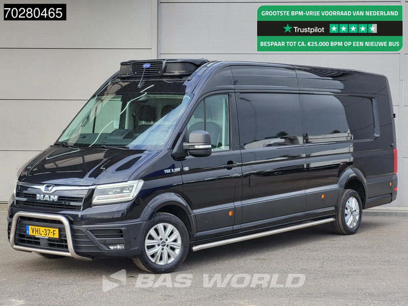 MAN TGE 3.180 Koelwagen Bi-Temp Vriezer Automaat Carrier Pulsor 400mt 230V stekker Trekhaak ACC LED Navi Airco Camera Parkeersensoren Koel Koe - Véhicule utilitaire frigorifique: photos 1 MAN TGE 3.180 Koelwagen Bi-Temp Vriezer Automaat Carrier Pulsor 400mt 230V stekker Trekhaak ACC LED Navi Airco Camera Parkeersensoren Koel Koe - Véhicule utilitaire frigorifique: photos 1