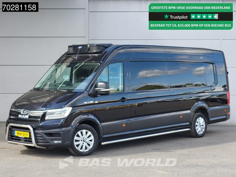 MAN TGE 3.180 Koelwagen Bi-Temp Vriezer Automaat Carrier Pulsor 400mt 230V stekker Trekhaak ACC LED Navi Airco Camera Parkeersensoren Koel Koe - Véhicule utilitaire frigorifique: photos 1 MAN TGE 3.180 Koelwagen Bi-Temp Vriezer Automaat Carrier Pulsor 400mt 230V stekker Trekhaak ACC LED Navi Airco Camera Parkeersensoren Koel Koe - Véhicule utilitaire frigorifique: photos 1
