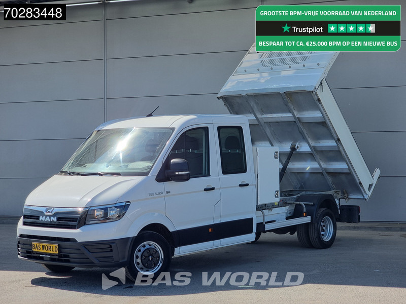MAN TGE 5.120 Open Laadbak met Kist Dubbel Cabine Dubbellucht 3,5t Trekhaak Navi Airco Cruise Camera Pritsche Pickup Open Box m3 Airco Dubbel - Fourgon plateau: photos 1 MAN TGE 5.120 Open Laadbak met Kist Dubbel Cabine Dubbellucht 3,5t Trekhaak Navi Airco Cruise Camera Pritsche Pickup Open Box m3 Airco Dubbel - Fourgon plateau: photos 1