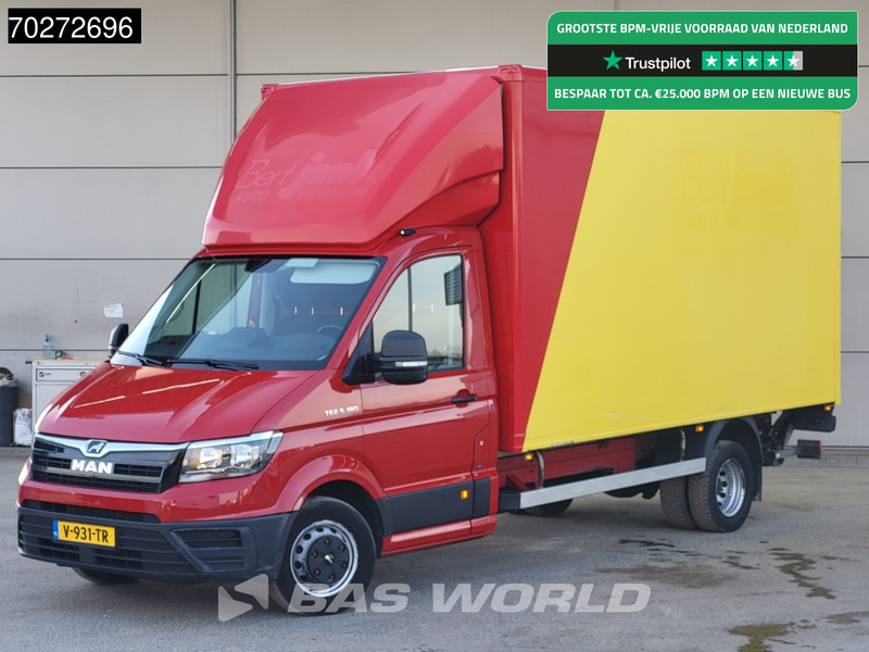 MAN TGE 5.180 Automaat Laadklep Zijdeur Bakwagen 180PK Lat om Lat Airco Cruise Meubelbak Koffer 22m3 Airco Cruise control - Fourgon: photos 1 MAN TGE 5.180 Automaat Laadklep Zijdeur Bakwagen 180PK Lat om Lat Airco Cruise Meubelbak Koffer 22m3 Airco Cruise control - Fourgon: photos 1