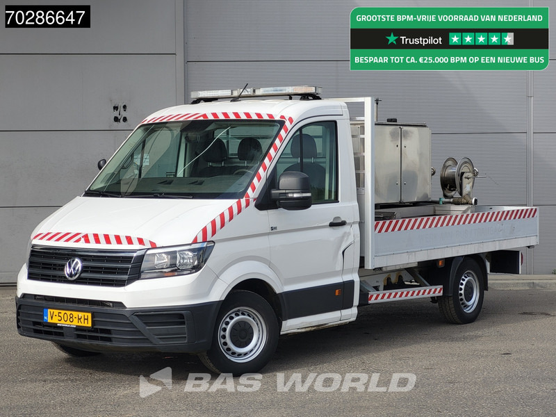 Volkswagen Crafter 177pk Automaat Open Laadbak Reinigingswagen Trekhaak Airco Cruise Euro6 Pritsche Pickup Open Box Hogedrukspuit Waterpomp Airco T - Fourgon plateau: photos 1 Volkswagen Crafter 177pk Automaat Open Laadbak Reinigingswagen Trekhaak Airco Cruise Euro6 Pritsche Pickup Open Box Hogedrukspuit Waterpomp Airco T - Fourgon plateau: photos 1