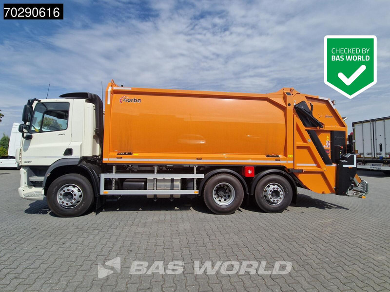 DAF CF 340 CF 6X2 Norba N4 21H25 Steering Axle Euro 6 - Benne à ordures ménagères: photos 1 DAF CF 340 CF 6X2 Norba N4 21H25 Steering Axle Euro 6 - Benne à ordures ménagères: photos 1