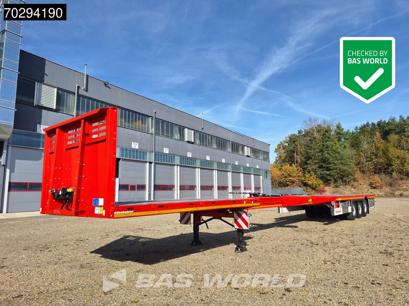 Kässbohrer Extendable (6 900 mm platform extension) 3 axles NEW! 3 axle maxima HD platform - Semi-remorque rideaux coulissants: photos 2 Kässbohrer Extendable (6 900 mm platform extension) 3 axles NEW! 3 axle maxima HD platform - Semi-remorque rideaux coulissants: photos 2