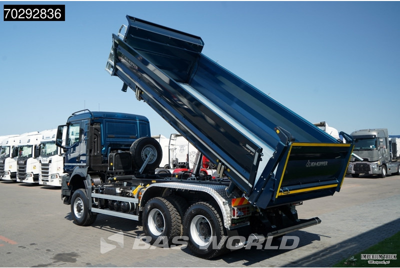 MAN TGS 33.480 TGS 6X6 11m3 KH-3-Way Kipper 6x6 Steel Suspension Automatic Big-Axle Euro 6 - Camion benne: photos 2 MAN TGS 33.480 TGS 6X6 11m3 KH-3-Way Kipper 6x6 Steel Suspension Automatic Big-Axle Euro 6 - Camion benne: photos 2