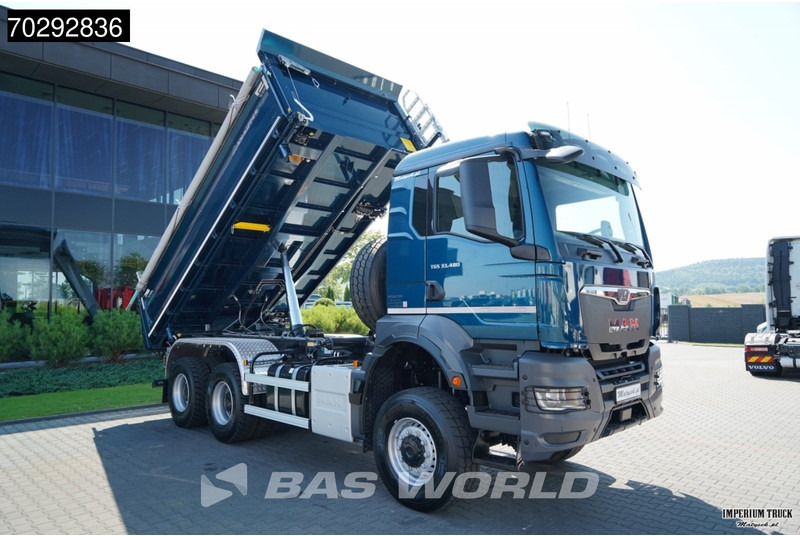 MAN TGS 33.480 TGS 6X6 11m3 KH-3-Way Kipper 6x6 Steel Suspension Automatic Big-Axle Euro 6 - Camion benne: photos 5 MAN TGS 33.480 TGS 6X6 11m3 KH-3-Way Kipper 6x6 Steel Suspension Automatic Big-Axle Euro 6 - Camion benne: photos 5