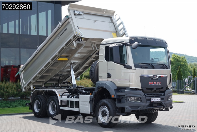 MAN TGS 33.480 TGS 6X6 6x6 3-Way Kipper Big-Axle Euro 6 - Camion benne: photos 3 MAN TGS 33.480 TGS 6X6 6x6 3-Way Kipper Big-Axle Euro 6 - Camion benne: photos 3
