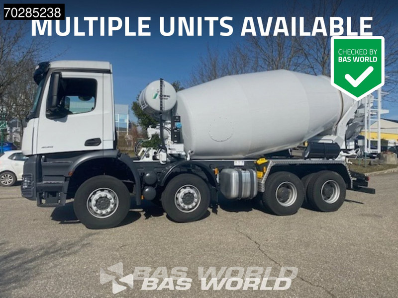 Mercedes-Benz Arocs 4145 8X4 10m3 Schwing Stetter mixer Manual Steelsuspension Euro 3 - Camion malaxeur: photos 1 Mercedes-Benz Arocs 4145 8X4 10m3 Schwing Stetter mixer Manual Steelsuspension Euro 3 - Camion malaxeur: photos 1