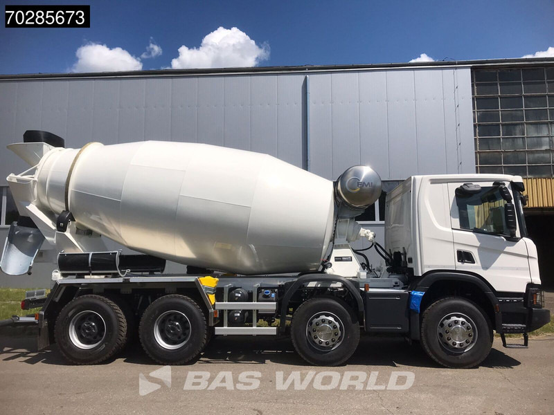Scania P420 XT 8X4 NEW! 10m3 FML Mixer Automatic Steel suspension Big-Axle Euro 6 - Camion malaxeur: photos 3 Scania P420 XT 8X4 NEW! 10m3 FML Mixer Automatic Steel suspension Big-Axle Euro 6 - Camion malaxeur: photos 3