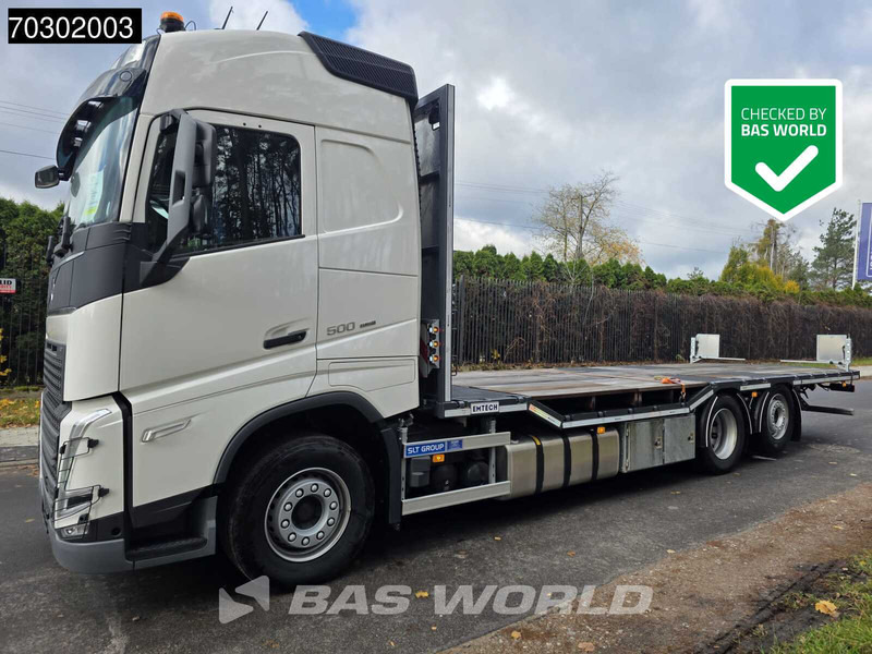 Volvo FH 500 6X2 NEW! Machine transporter Lift+steering Axle VEB+ Euro 6 - Camion plateau: photos 1 Volvo FH 500 6X2 NEW! Machine transporter Lift+steering Axle VEB+ Euro 6 - Camion plateau: photos 1