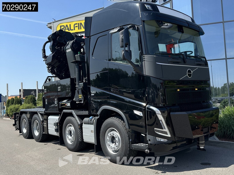 Volvo FH 540 FH 8X4 NEW! Palfinger PK1050 TEC G Crane Kran + JIB Winch Dynamic Steering Navi - Camion plateau, Camion grue: photos 3 Volvo FH 540 FH 8X4 NEW! Palfinger PK1050 TEC G Crane Kran + JIB Winch Dynamic Steering Navi - Camion plateau, Camion grue: photos 3