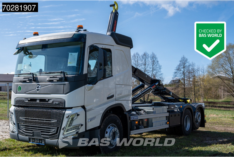 Volvo FM 500 6X2 21 Tonnes Hiab VLT21s59 Liftachse Euro 6 - Camion ampliroll: photos 1 Volvo FM 500 6X2 21 Tonnes Hiab VLT21s59 Liftachse Euro 6 - Camion ampliroll: photos 1
