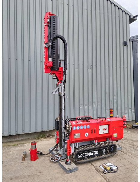 Socomafor 10 micro piling rig hei machine boor dri - Mât de battage: photos 2 Socomafor 10 micro piling rig hei machine boor dri - Mât de battage: photos 2