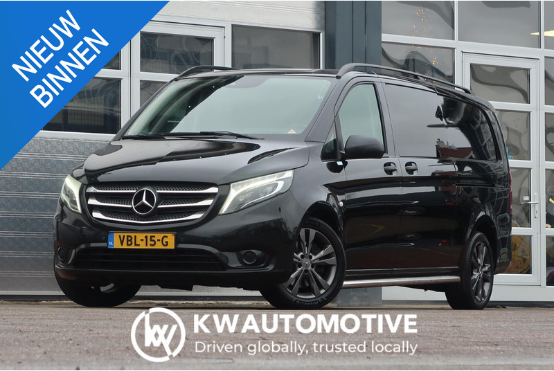 Mercedes-Benz Vito 119 CDI Extra Lang DC AUT/ LED/ CAMERA/ 2X SCHUIF/ CRUISE/ NAVI/ CLIMA/ LEDER/ TREKHAAK - Fourgonnette, Utilitaire double cabine: photos 1 Mercedes-Benz Vito 119 CDI Extra Lang DC AUT/ LED/ CAMERA/ 2X SCHUIF/ CRUISE/ NAVI/ CLIMA/ LEDER/ TREKHAAK - Fourgonnette, Utilitaire double cabine: photos 1