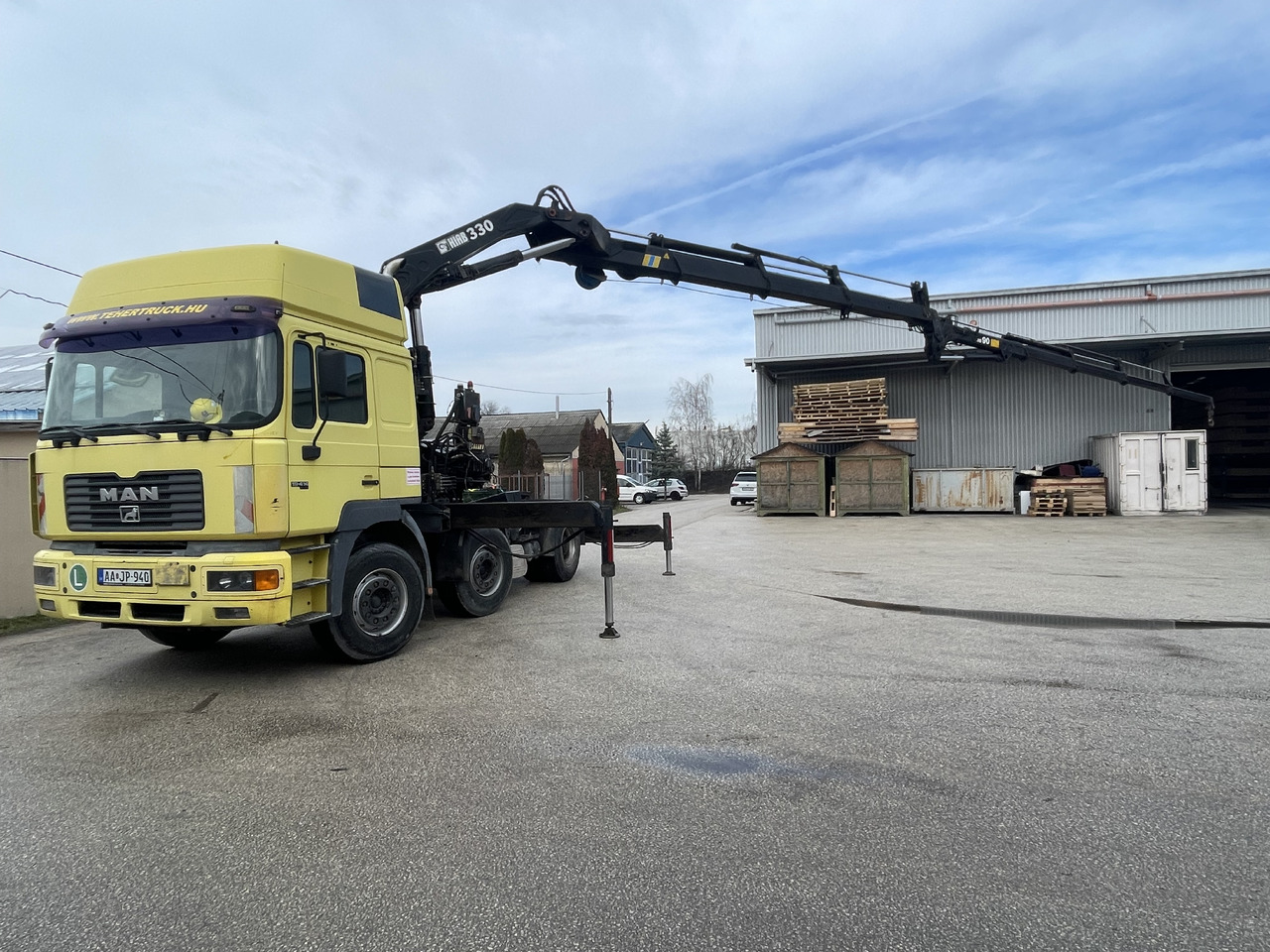 MAN F2000 413 6x2 Manual CRANE Hiab 330+jib 90 21m - Tracteur routier: photos 5 MAN F2000 413 6x2 Manual CRANE Hiab 330+jib 90 21m - Tracteur routier: photos 5
