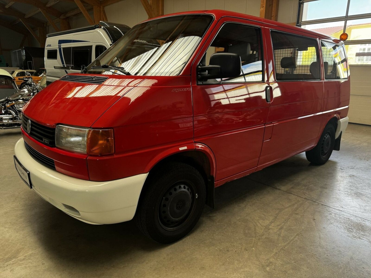 Volkswagen T4 2.5 TDI Syncro 4x4 7-Sitzer 1. Hand! - Camping-car: photos 1 Volkswagen T4 2.5 TDI Syncro 4x4 7-Sitzer 1. Hand! - Camping-car: photos 1