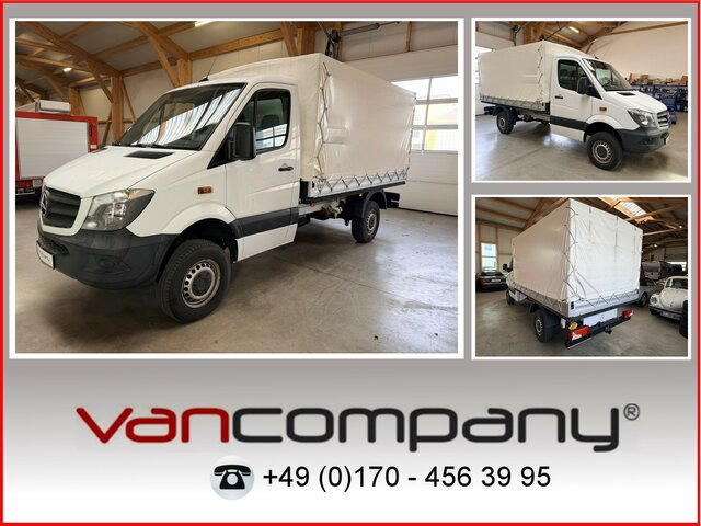 MERCEDES-BENZ Sprinter 316 CDI Pritsche 4x4 Allrad Plane... - Véhicule utilitaire plateau baché: photos 1 MERCEDES-BENZ Sprinter 316 CDI Pritsche 4x4 Allrad Plane... - Véhicule utilitaire plateau baché: photos 1