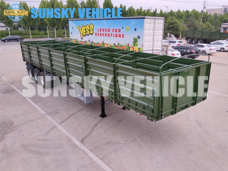 SUNSKY 13M dropside semi trailer - Semi-remorque plateau: photos 3 SUNSKY 13M dropside semi trailer - Semi-remorque plateau: photos 3