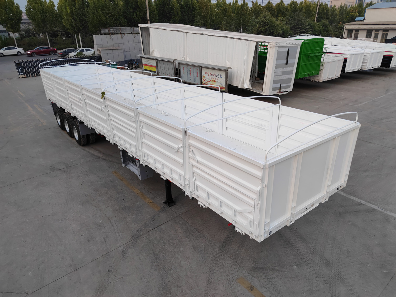 SUNSKY 13M dropside semi trailer - Semi-remorque plateau: photos 1 SUNSKY 13M dropside semi trailer - Semi-remorque plateau: photos 1