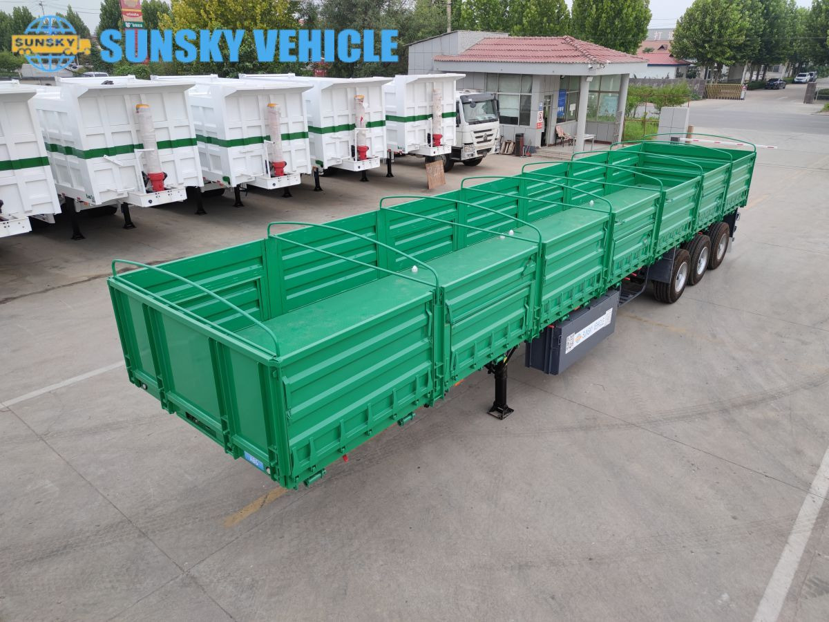 SUNSKY 13M dropside semi trailer - Semi-remorque plateau: photos 2 SUNSKY 13M dropside semi trailer - Semi-remorque plateau: photos 2