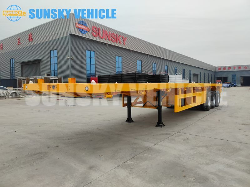 SUNSKY 3-axle Flat Deck Trailer - Semi-remorque plateau: photos 4 SUNSKY 3-axle Flat Deck Trailer - Semi-remorque plateau: photos 4