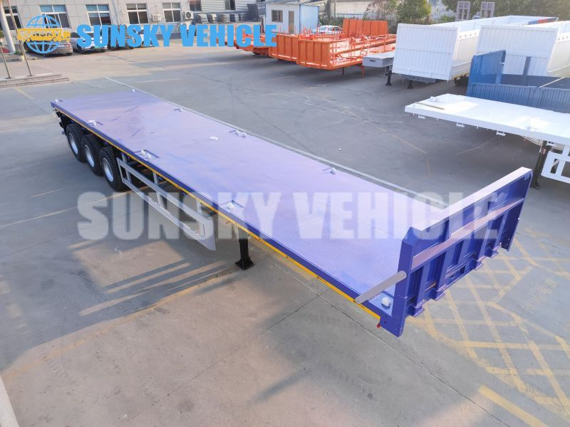SUNSKY 3-axle Flat Deck Trailer - Semi-remorque plateau: photos 3 SUNSKY 3-axle Flat Deck Trailer - Semi-remorque plateau: photos 3